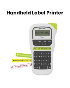 Brother PT-H110 Laminated Label Printer | Up to 12mm Width | Compact & Portable | Intuitive Easy-to-use Keyboard