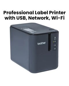 Brother PT-P950NW Wireless/Wired LAN Laminated Label Printer | Up to 36mm Width | Auto & Half Cut | Optional Accessories