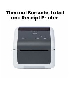 Brother TD-4420DN Wired LAN Thermal Printer | Up to 118mm Width | Automatic Media Calibration | Optional Accessories