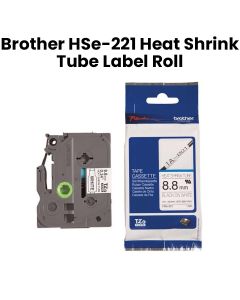 Genuine Brother HSe-221 Heat Shrink Tube Label Roll