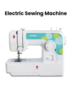 Brother Electric Sewing Machine, 14 Stitch Patterns, 4 Step Button Hole, 5 MM Zig Zag - White - JC14