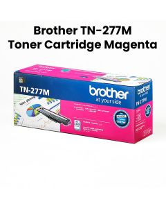 Genuine Brother Toner Cartridge, Professional-quality Prints, Reliable, High-yield - Magenta - TN-277M