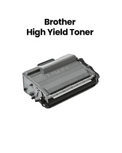 Brother High Yield Toner Cartridge, Page Yield 12000 Pages - Black - TN-3467