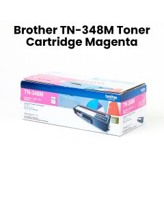 Genuine Brother Toner For MFC-9970/4570, Superior Print Quality, Easy Installation, Sharp Magenta Text - Magenta - TN-348M