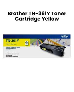 Genuine Brother Toner Cartridge For High-Quality Printing And Reliable Performance - Yellow - TN-361Y