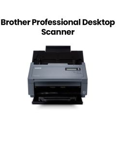 Brother Professional Document Scanner, 100 Sheet ADF, Up to 80ppm (160ipm) 2-Sided A4 Scan Speed - Gray/Black - PDS-6000