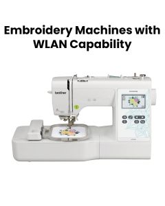 Brother Innov-is Embroidery Machine, LCD Touchscreen, WLAN Capability, Quick Set Bobbin - White - M330E