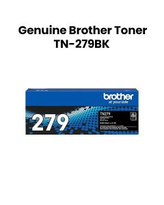 Brother Genuine Toner Cartridge, High Page Yield, Wide Compatibility, Cost Time Efficient - Black - TN-279BK
