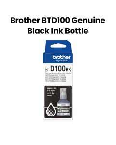 Brother Ink Bottle, For DCP-T430W, DCP-T530DW, DCP-T730DW, DCP-T830DW, MFC-T930DW, High-Quality Black Output - Black - BTD100BK