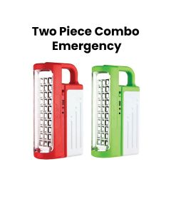 Mr. Light Fiber Emergency LED Torch, USB-C Charging Port, Rechargeable Lithium-Ion Battery, Reliable Charging Performance - Red/Green - MR5510