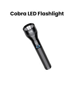 Mr. Light Cobra LED Flashlight, 1700 Meters Long Range, Compact Portable Design - Black - GT3