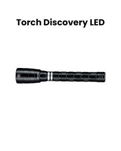Mr. Light Discovery LED Torch, Rotary Switch, Lightweight Design, Waterproof Construction, Rechargeable Lithium-Ion Battery - Black - MR007