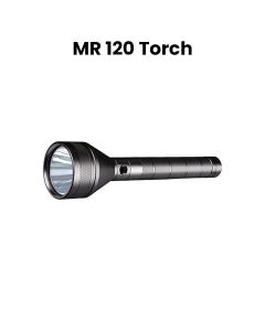 Mr. Light Rechargeable Gangster LED Flashlight Torch, IPX4/IPX5 Water Resistance, 6 To 12 Hours Runtime - Black - MR120