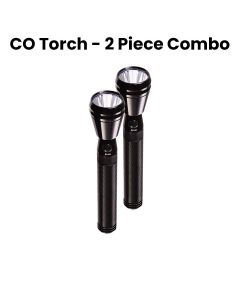 Mr. Light Cobra Torch Combo 2 Pieces, Water Resistant Design, High, Low And Strobe Modes - Black - MR 2310-2