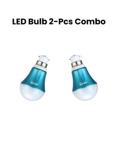 Mr. Light LED Bulb Combo 2 Pieces, Long-Lasting Performance Up to 25000 Hours, Energy-Efficient 5W - Blue/White - MR. 6