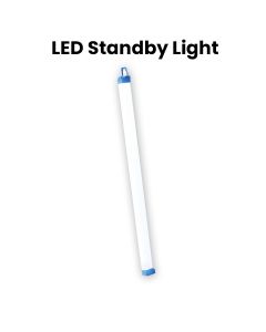 Mr. Light Rechargeable LED Standby Light, 1200mAh Battery, 1.5 To 2 Hours Continuous Operation - White - MR388