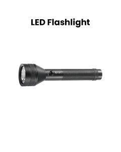 Mr. Light Rechargeable LED Flashlight, 1900mAh Battery Capacity, 220 Lumens Max Brightness - Black - MR2100