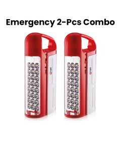 Mr. Light Emergency Combo 2 Pieces, Powerful Illumination, Dual Functionality, Portable Design, Durable Build - Red - MR 580