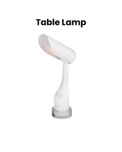 Mr. Light Table Lamp, 29 SMD LED Bright Lighting, Compact And Lightweight Design, Stable Transparent Base, Touch-Sensitive Controls - White - MR 3251