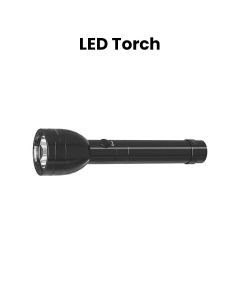 Mr. Light Rechargeable LED Torch, 1800 Meter Beam Coverage, Water Resistant Design - Black - MR2014