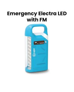 Mr. Light Emergency Light 5W, 300 Lumens Bright Output, 5–6 Hours Battery Backup, Rechargeable Lithium-Ion Battery, Energy-Efficient Performance - Blue - MR675