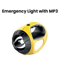 Mr. Light Emergency Light, Rotary Brightness Control, Unbreakable Transparent Head Cover - Yellow/Black - MR 88