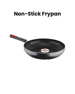 Mr. Light Frypan 26cm, Non-Stick Coating, Scratch-Resistant Surface, Heat-Resistant Ergonomic Handle - Black - MR FRYPAN 26 CM
