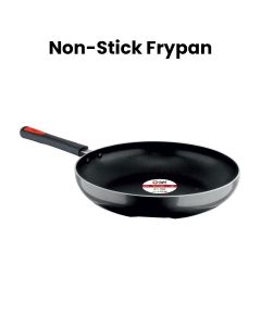 Mr. Light Frypan 28cm, Non-Stick Coating, Scratch-Resistant Surface, Heat-Resistant Ergonomic Handle - Black - MR FRYPAN 28 CM