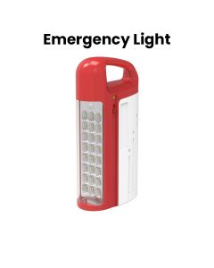Mr. Light Rechargeable Emergency LED Light, Lighting Source, Long-Lasting Performance, Anodized Corrosion Resistance And Durability - Red - MR 588