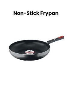 Mr. Light Frypan 24cm, Non-Stick Coating, Scratch-Resistant Surface, Heat-Resistant Ergonomic Handle - Black - MR FRYPAN 24 CM