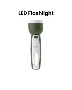 Mr. Light LED Flashlight, Up To 10 Hours Battery Life, Compact And Lightweight Design - Green/White - MRGD002