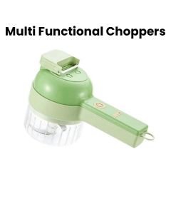 Mr. Light Multi Functional Choppers 0.25L, 1200mAh Li-ion Rechargeable Battery, 45W Powerful Performance, High-Speed 1200 RPM Motor - Green