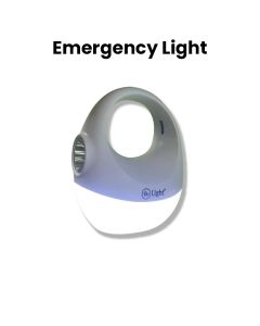 Mr. Light Emergency Light 3W, 200 Lumens Bright Output, 3–4 Hours Battery Backup, Rechargeable Lithium-Ion Battery - Multicolor