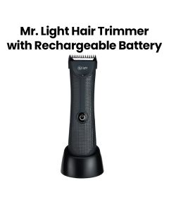 Mr. Light Hair Trimmer, LED Guide Light, Rechargeable DC Motor, Low Noise Operation - Black - MR 6026