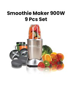 NutriBullet Pro Smoothie Maker 900W – 9-Piece High Speed Blender Set for Smoothies, Ice Crushing & Shakes, Premium Performance,  NB9-1212