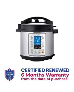 Nutricook Smart Pot Prime 6L Electric Cooker – Multi-Function Pressure Cooking, Smart Preset Programs, Fast & Energy-Efficient Cooking | NC-SPPR6