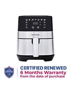 Nutricook 3.6L Rapid Air Fryer – Compact Family Size, Rapid Hot Air Technology, Healthy Oil-Free Cooking for Everyday Meals | NC-AF204