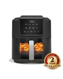 Nutricook 5L Air Fryer Slim – Space-Saving Slim Body Design, Rapid Hot Air Technology, Healthy Oil-Free Cooking for Families | NC-AFS100