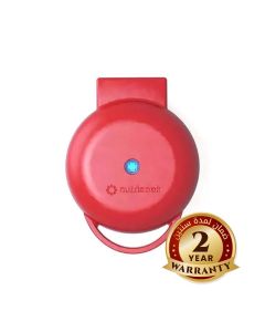 Nutricook Mini Waffle Maker – Rapid Heat Non-Stick Surface, Compact Countertop Size, Simple One-Touch Waffle Cooking - Red | NC-WM100R