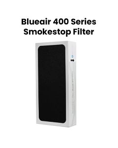 Blueair 400 Series Smokestop Replacement Filter, HEPASilent Technology, Helps Reduce Traffic Exhaust, Smog And Odors - Black