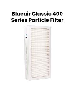Blueair Classic 400 Particle Replacement Filter, Dual Protection, HEPASilent Technology, Fiber Shedding Resistant - White