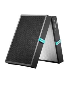 Blueair HealthProtect 7300 SmartFilter, Captures 99.97% Of Airborne Particles, HEPASilent Filtration, Booklet-Style Design - Black/White