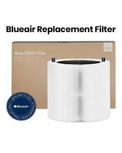 Blueair Replacement Filter For 3350i, HEPASilent Filtration, Long Lasting Performance, Supports Improved Air Quality - White