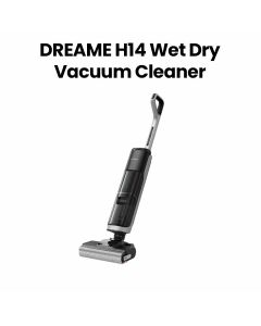Dreame H14 Wet and Dry Vacuum Cleaner, Powerful Vacuum, Liquid Separation Motor, Dual Edge Cleaning, Distinct Resilient Scraper - Black - HHR30D