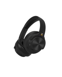 Platinum Karaoke Wave X500 Wireless Headphones, Active Noise Cancellation, Bluetooth Audio, Deep Bass Sound, Built-In Microphone & Long Battery Life | Black