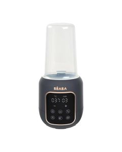 Beaba Multi Milk 5-in-1 Multifunction Bottle Warmer, Fast Steam Mode, Touch Screen And Adjustable Timer, Nutrient-Preserving Heating - Night Blue