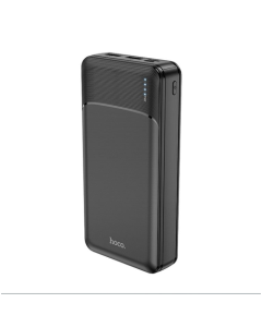 HOCO DB22 Brilliance 10000mAh Power Bank with Digital Display, Dual USB Fast Charging, Portable Battery Pack - Black