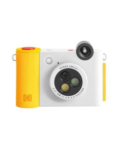 Kodak Smile+ Instant Print Digital Camera, 10MP Camera, 2x3-Inch ZINK Photo Printing, Bluetooth Connectivity & LCD Viewfinder | White - 843812173049