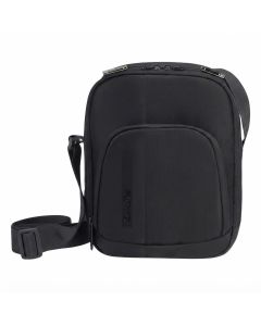 Samsonite Biz2Go 9.7" Crossover Bag, Sustainable RPET Fabric, Adjustable Strap, Padded, Recycled PET (RPET) | Black