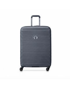 Delsey Freestyle 70 cm Expandable 4-Wheel Suitcase  Durable Checked Luggage, Recycled rPET (Interior), TSA Approved Combination Lock | Graphite
